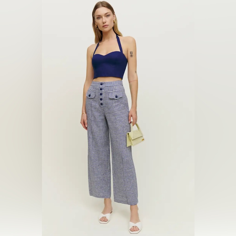 Reformation Carley Linen Pants